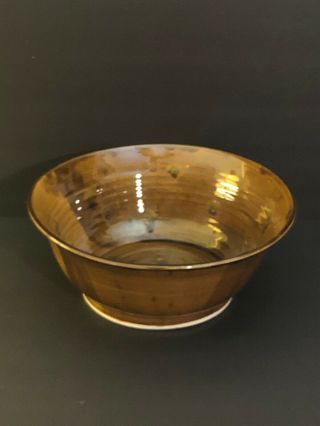 Vintage Handmade Stoneware Pottery Bowl 2