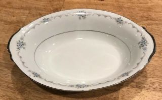Style House Fine China Anniversary Large Oval Serving Bowl