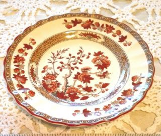 Spode China Vintage India Tree Rust/orange Bread And Butter Plate 6.  5 "