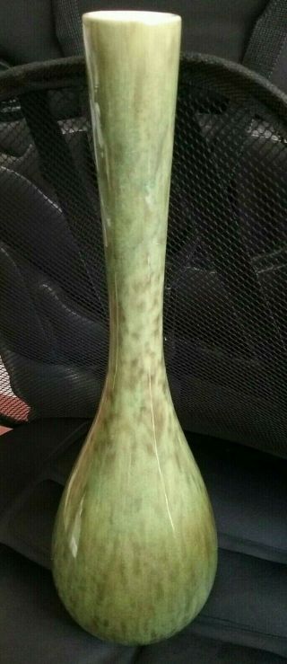 Vintage R1915 Royal Haeger Green Glaze Vase Usa Pottery Modern Retro