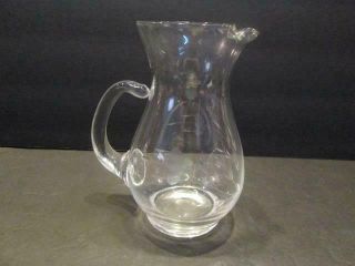 Princess House Crystal Heritage Small Pitcher 22 Oz 402 Gently