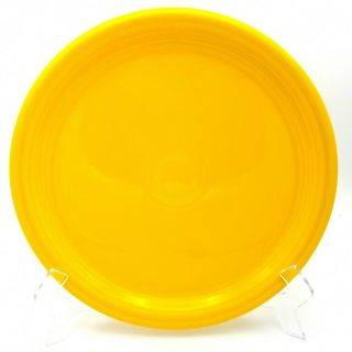 Fiesta Ware Bistro Dinner Plate Daffodil Yellow Homer Laughlin 10.  5 Inch