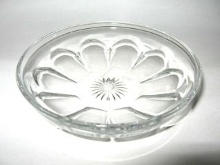 Vintage Heisey Clear Dish 4 3/4 