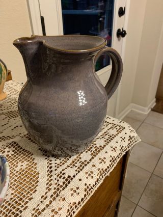 Billy Hussey.  Pitcher,  Nc Pottery