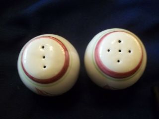 Stangl - Wild Rose - Salt & Pepper Shakers with Stoppers 2