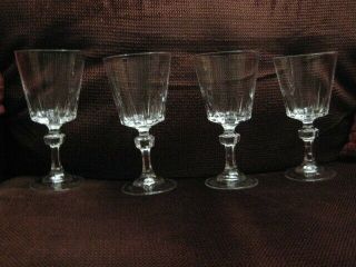 Princess House Crystal Esprit 5 3/4 " Wine Glasses.  Price Is 3.  00 Per Glass.