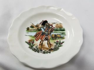 Scotland Bone Vintage Collectible Plate 4.  75 " China Glenkinchie Country Saucer