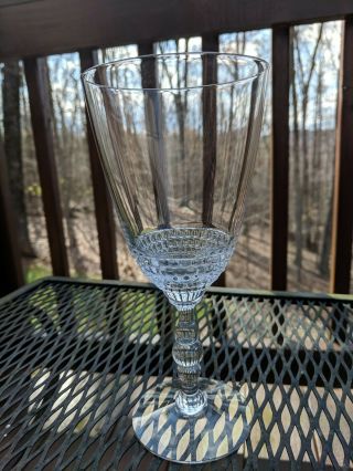 Duncan & Miller Glass Teardrop Water Goblet Clear 7 " Ca.  1936 - 1955 Stem 5301 301