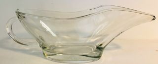 Anchor Hocking Clear Glass Gravy Boat Bowl With Handle 10oz 1028 Usa