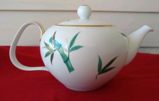 Vtg Noritake Hand Painted Tea Pot.  Circa 1940s.