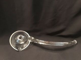 Vintage Clear Glass Spout Punch Bowl Replacement Ladel Ladle 13 Inches Long