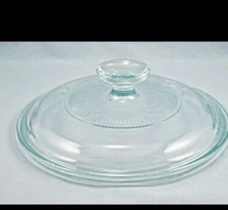 Originals Pyrex G - 5 - C Replacement Lid For 1.  5qt Round Dish Clear