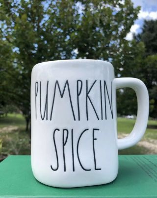 Rae Dunn Pumpkin Spice Double Sided Mug