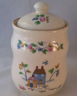International Heartland Coffee Canister With Lid Stoneware