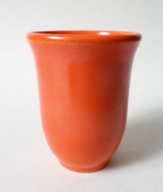Franciscan Pottery Gmb El Patio Tumbler Cup Red Orange Vintage Gladding Mcm