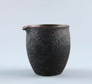 Simple Rust Glaze Firewood Ceramic Tea Pitcher Cha Hai 225ml