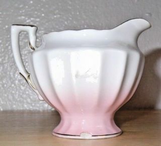 Vintage Hand Painted China Ceramic Creamer Pitcher Takiro Japan Floral chip 3