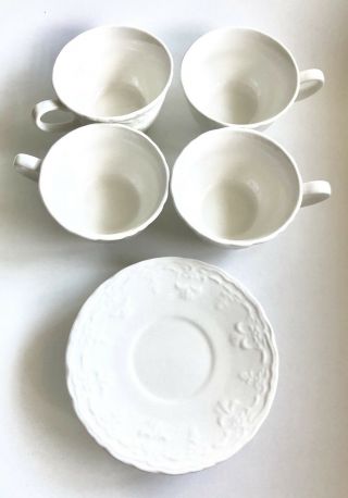 TABLETOPS UNLIMITED LIFESTYLES Versailles - Set Of 4 Coffee Cups & Saucers 3