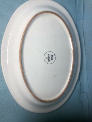 NOVA DERUTA ITALY Rectangular Ceramic Serving Platter 10 