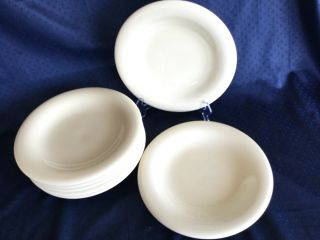 7 Tabletops Unlimited Espana Cream Ivory White Bowl Dinner Plate