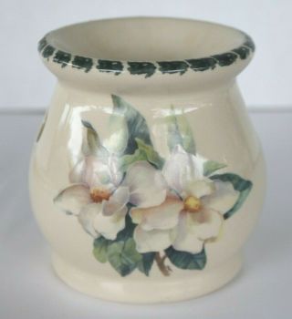 1999 Home And Garden Party Magnolia Tea Light Candle Wax Warmer Flowers