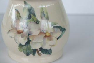 1999 Home and Garden Party Magnolia Tea Light Candle Wax Warmer Flowers 2