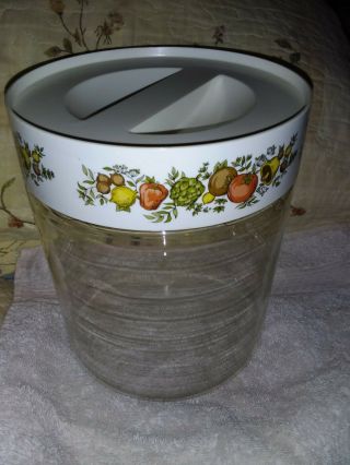 Vintage Pyrex Spice Of Life 7 1/2 " Glass Container See And Store (4 Avail. )