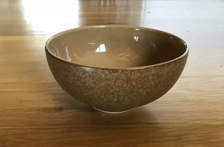 Rare Denby Langley Stoneware Energy Cinnamon Brown/tan 5 " Rice Bowl England