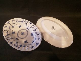 Churchill Finlandia Staffordshire England Blue and White Small Platters and Cups 3