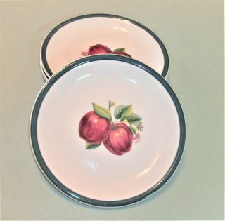 Apples By China Pearl Casuals 4 Dinner Plates 10 "