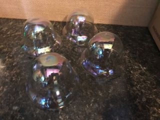Arcadia Crystal Bell Shaped Cloches Set Of 6 Vintage Circa 1950’s
