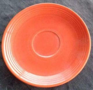 Vintage Fiesta Red/orange Saucer - Cond Hlc Collectible Piece