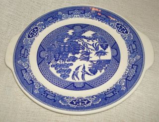 Willow Ware By Royal China Blue Willow 11.  5 " Serving Cake Plate