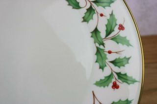 Lenox Fine China Holiday Dimension Pattern Dinner Plate (s) 10 3/4 " Minty