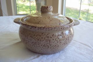 Vintage Monmouth Pottery Covered Casserole