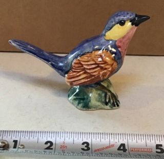 Vintage Stangl Pottery Birds 3589 Indigo Bunting Figure