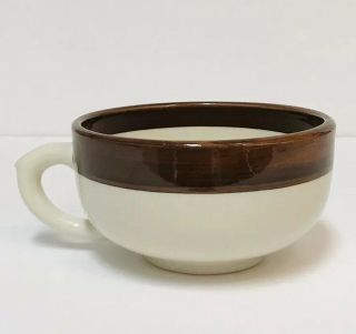 Shenango China By Interpace Coffee Mug Soup Bowl Brown Tan A - 28 Vtg 1970’s