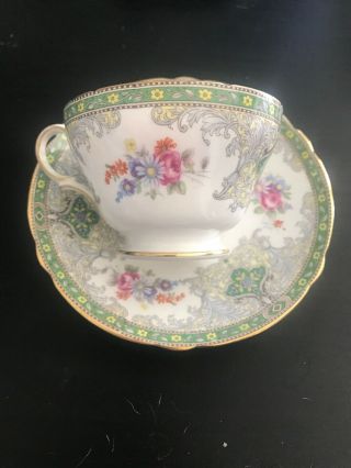 Vintage Shelley England Fine China Tea Cup and Sauceer 2