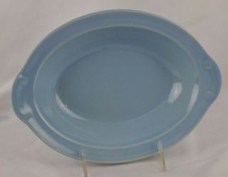 Luray Pastels Lu - Ray Usa Light Blue Oval Vegetable Serving Bowl 3