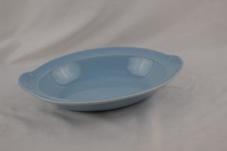 Luray Pastels Lu - Ray USA Light Blue Oval Vegetable Serving Bowl 3 3