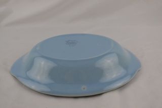 Luray Pastels Lu - Ray USA Light Blue Oval Vegetable Serving Bowl 3 4