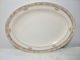 Vintage Pope Gosser China 11 " St.  Regis Oval Serving Platter