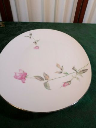 Exquisite Mid - Century Style House Fine China Dawn Rose Oval Serving Platter 3