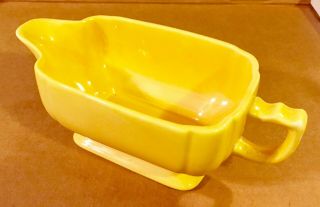 Vintage Riviera Yellow Gravy Or Sauce Boat From Homer Laughlin