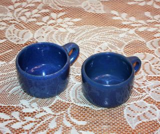 Bybee Pottery Classic Blue Mugs Set Of 2