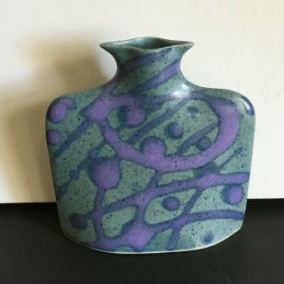 Esp Bloom Tiny Vase Studio Pottery Porcelain Slab Ceramic Modernist Art