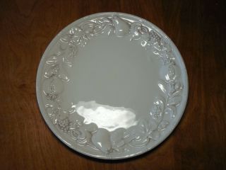 Pier 1 Italy Pomegranate Dinner Plate 11 " Fruit Embossed 1 Ea 6 Available