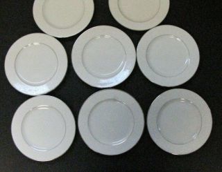 Grace Fine China Concerto Pattern 8 Bread Butter Plates 6 5/8 Inch Japan