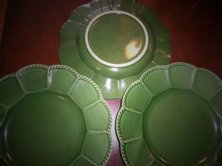 Certified International Florentine Green 11 1/4 " Plates 3