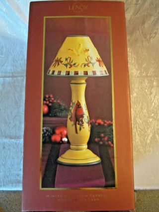 Lenox Winter Greetings Everyday Red Cardinal Candle Lamp